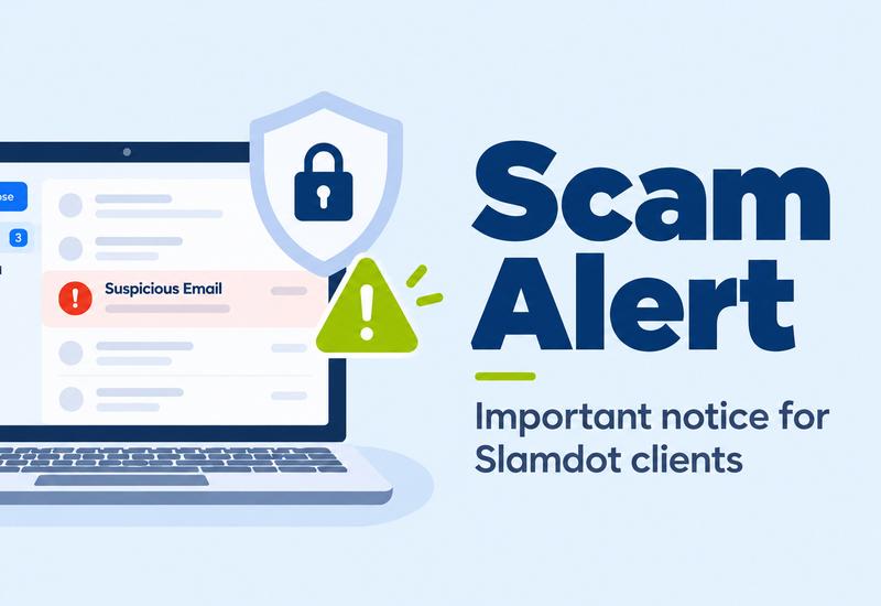 Scam Alert: Watch Out for Fake Emails Pretending to Be Slamdot