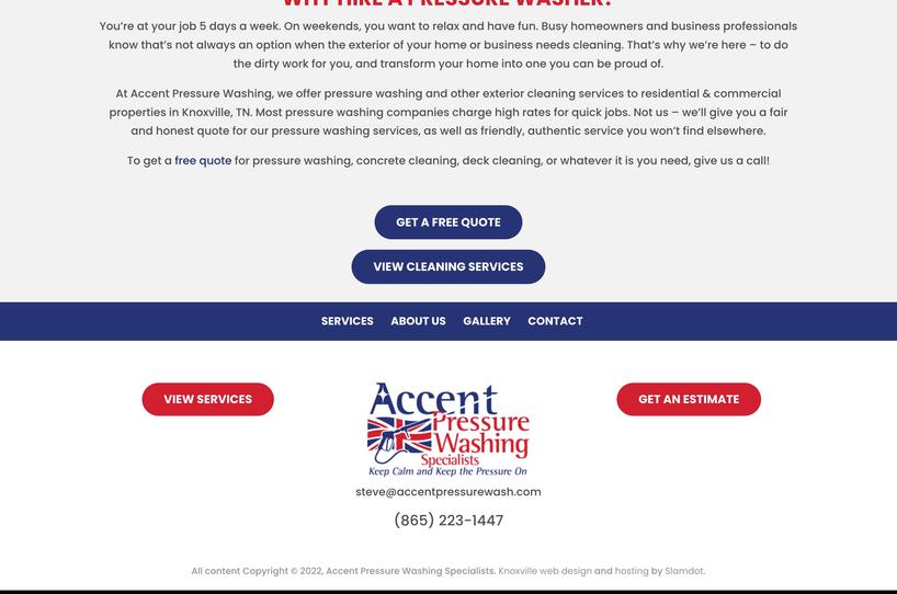 Accent Pressure Washing