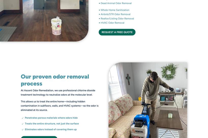 Ascent Odor Remediation & Sanitization