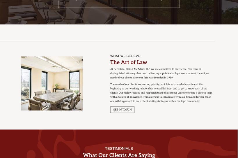 Bernstein, Stair & McAdams, LLP