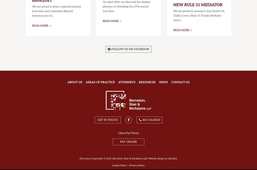 Bernstein, Stair & McAdams, LLP