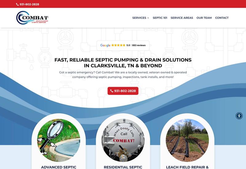 Combat Drain Cleaning & Septic Services