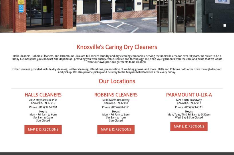 Halls Cleaners