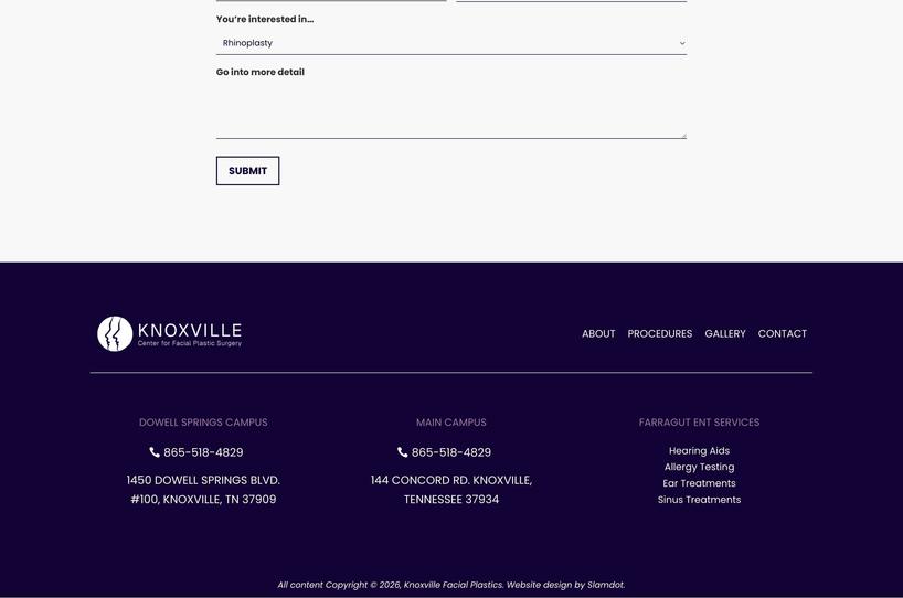 Knoxville Center for Facial Plastic Surgery