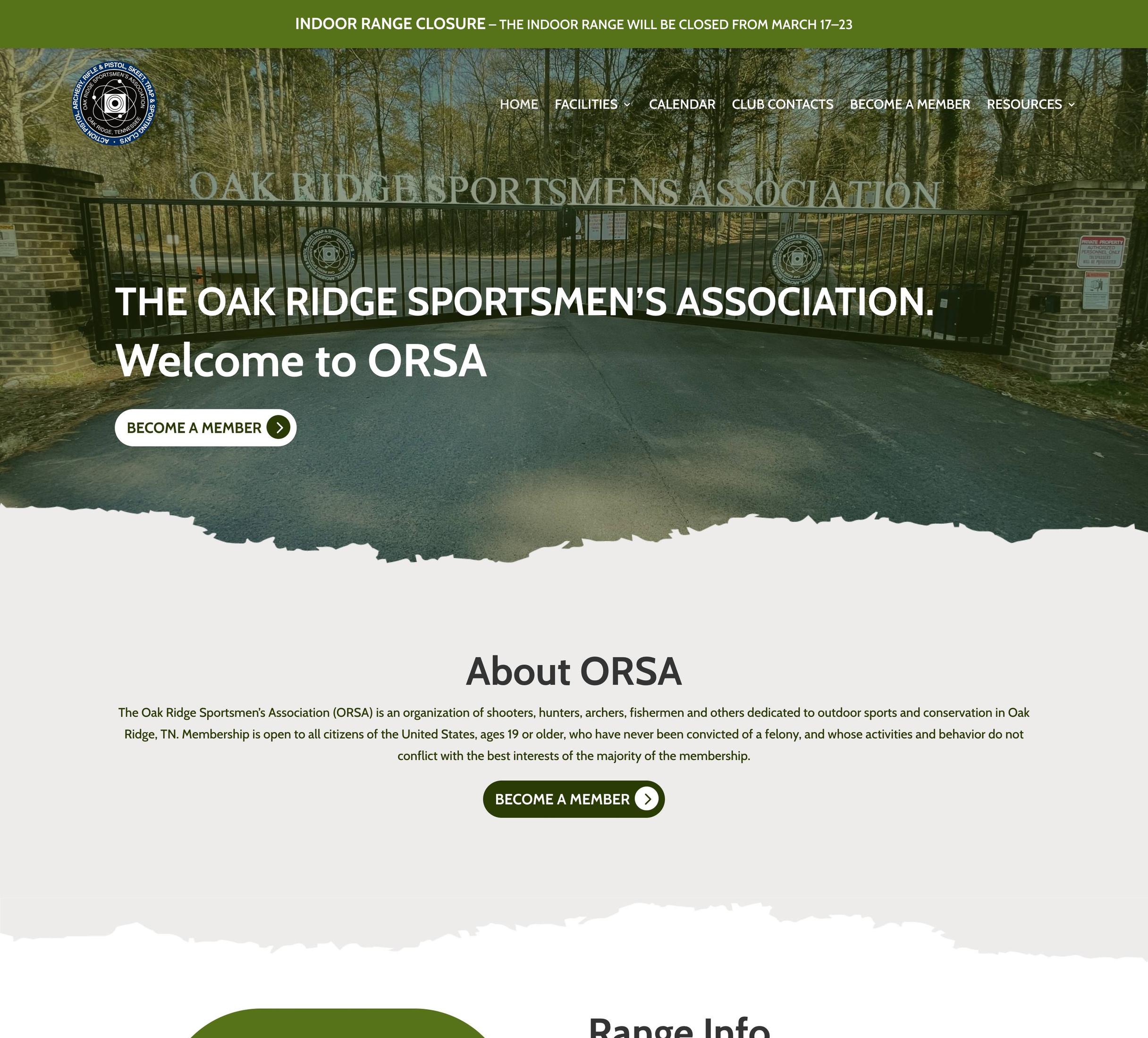 Oak Ridge Sportsmen's Association (ORSA)