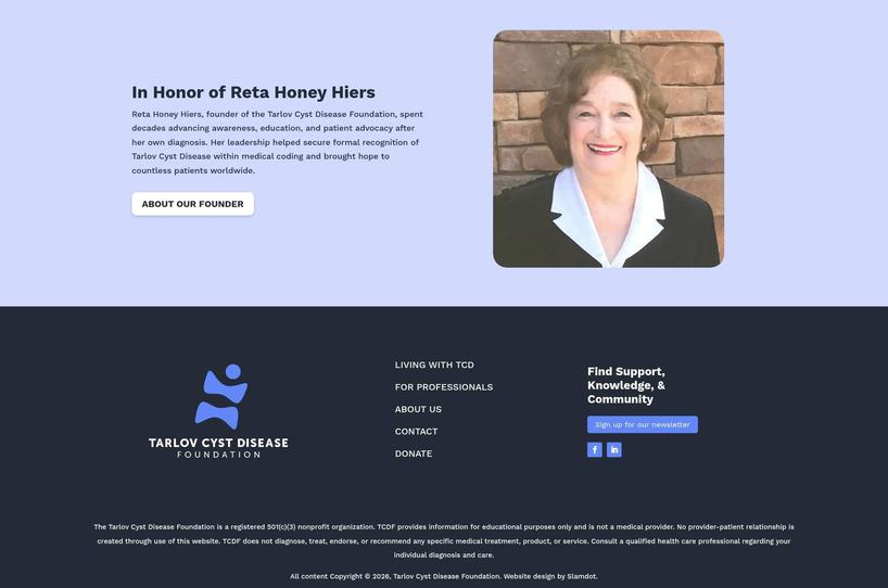Tarlov Cyst Disease Foundation