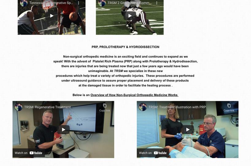 Tennessee Regenerative Sports Medicine