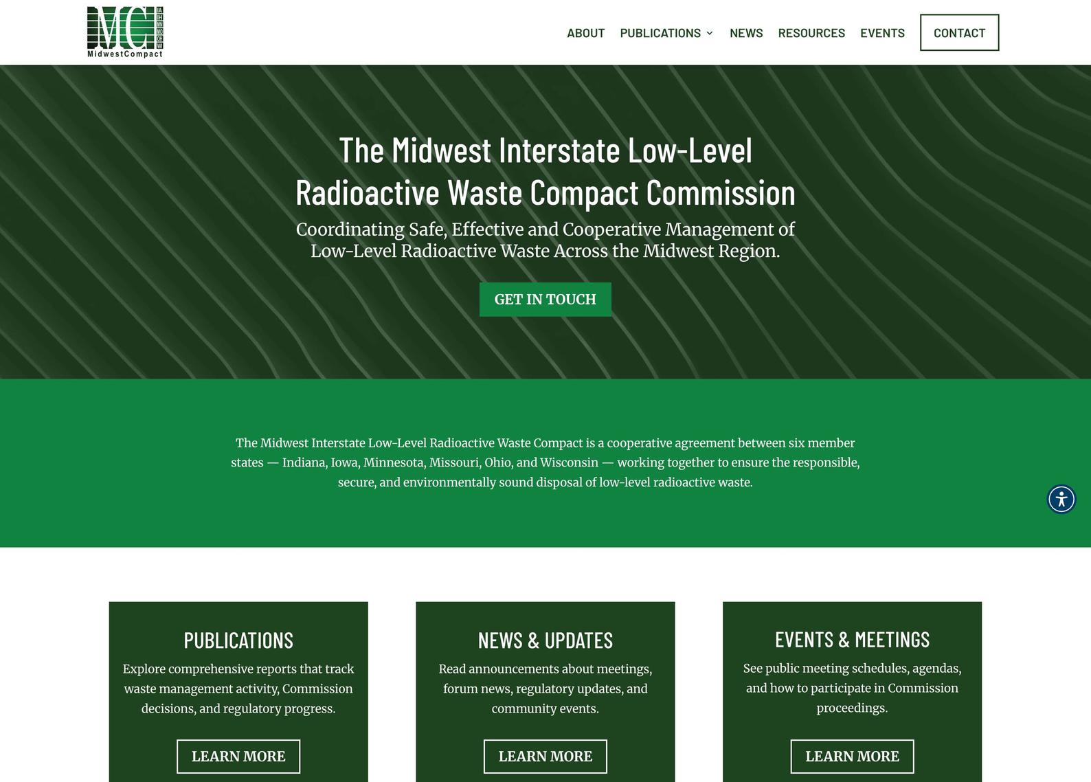 The Midwest Interstate Low-Level Radioactive Waste Compact Commission