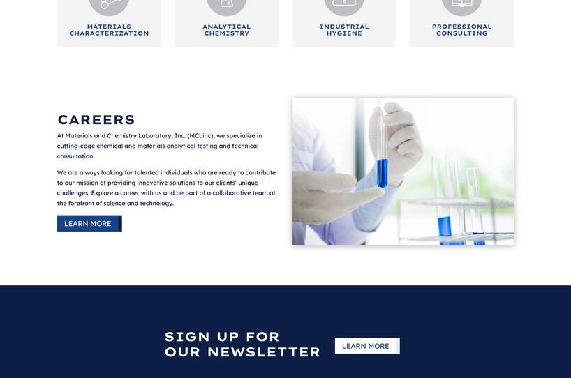 Materials and Chemistry Laboratory, Inc.