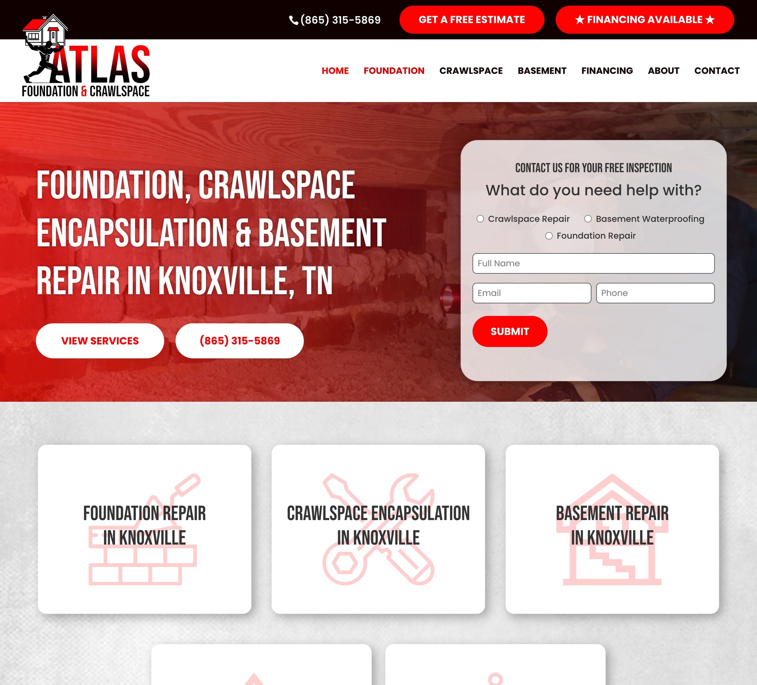 Atlas Foundation & Crawlspace