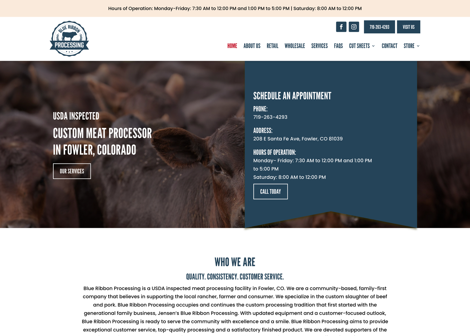 Blue Ribbon Processing