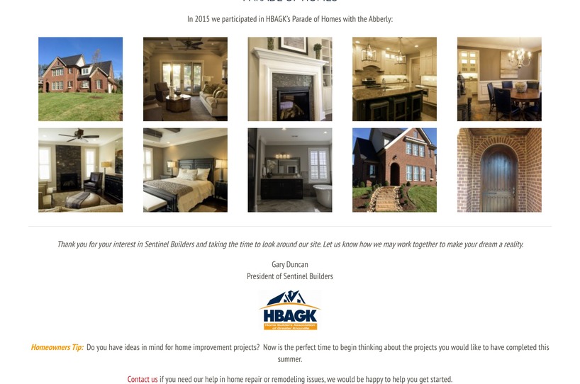 Sentinel Builders, Inc.