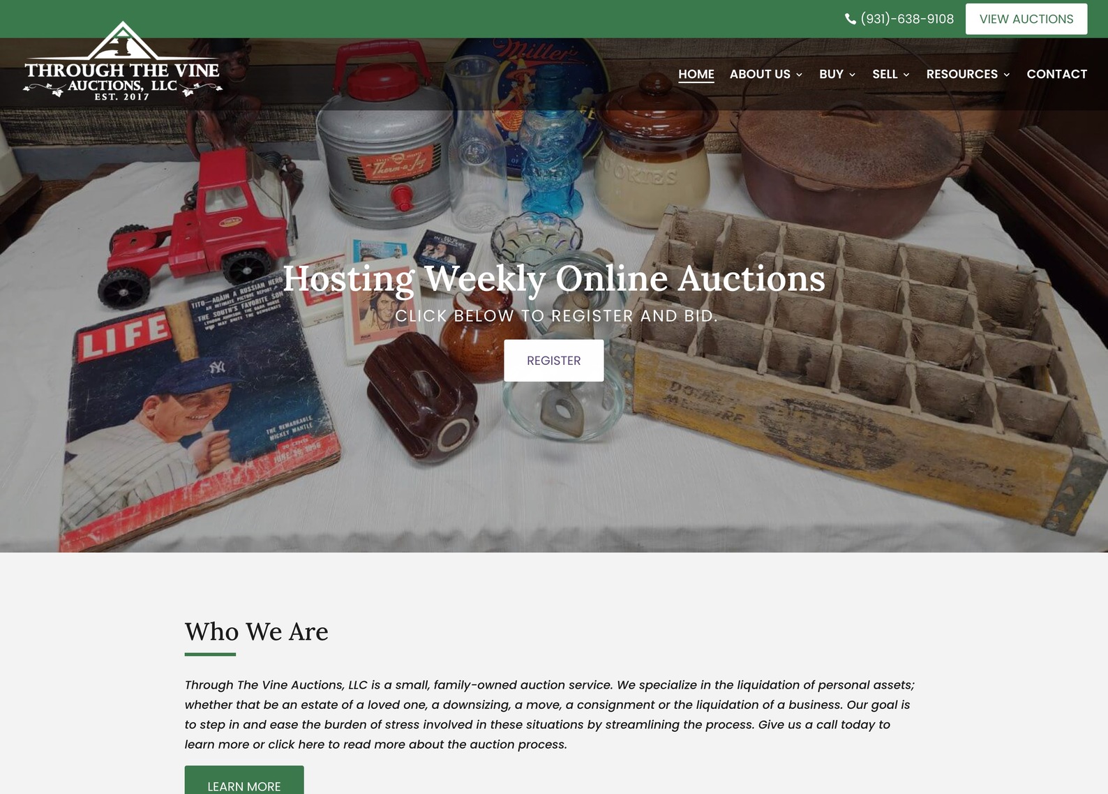 Through the Vine Auctions, LLC