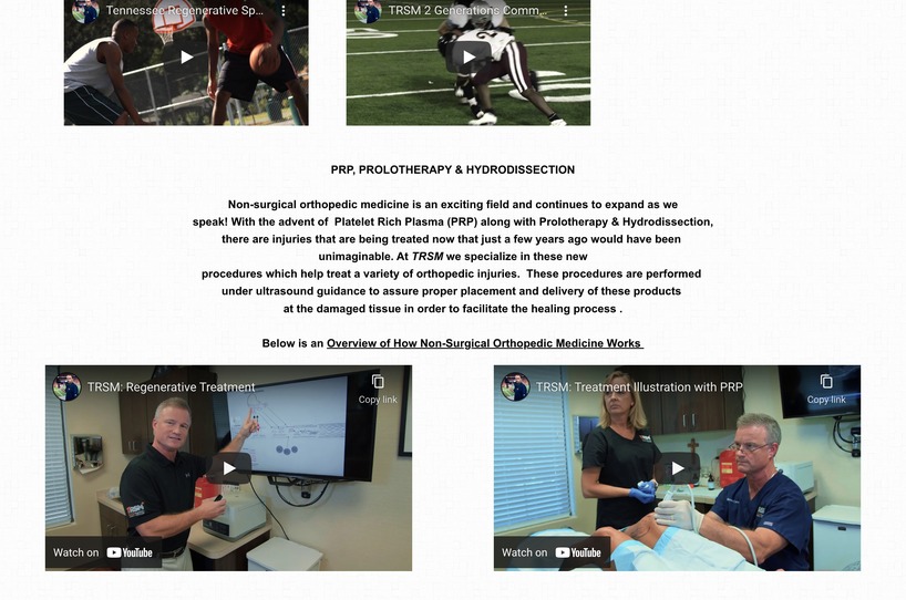 Tennessee Regenerative Sports Medicine