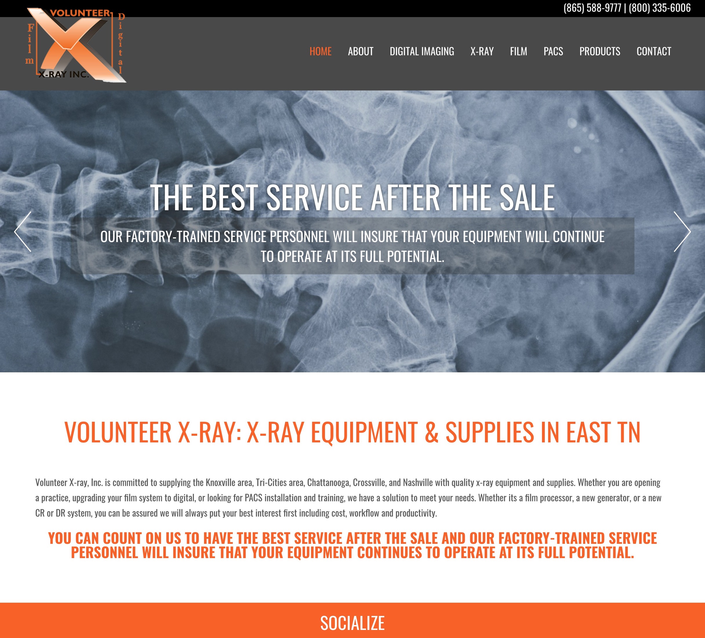 Volunteer X-ray