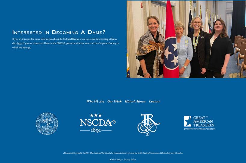 The National Society of the Colonial Dames of America in the State of Tennessee