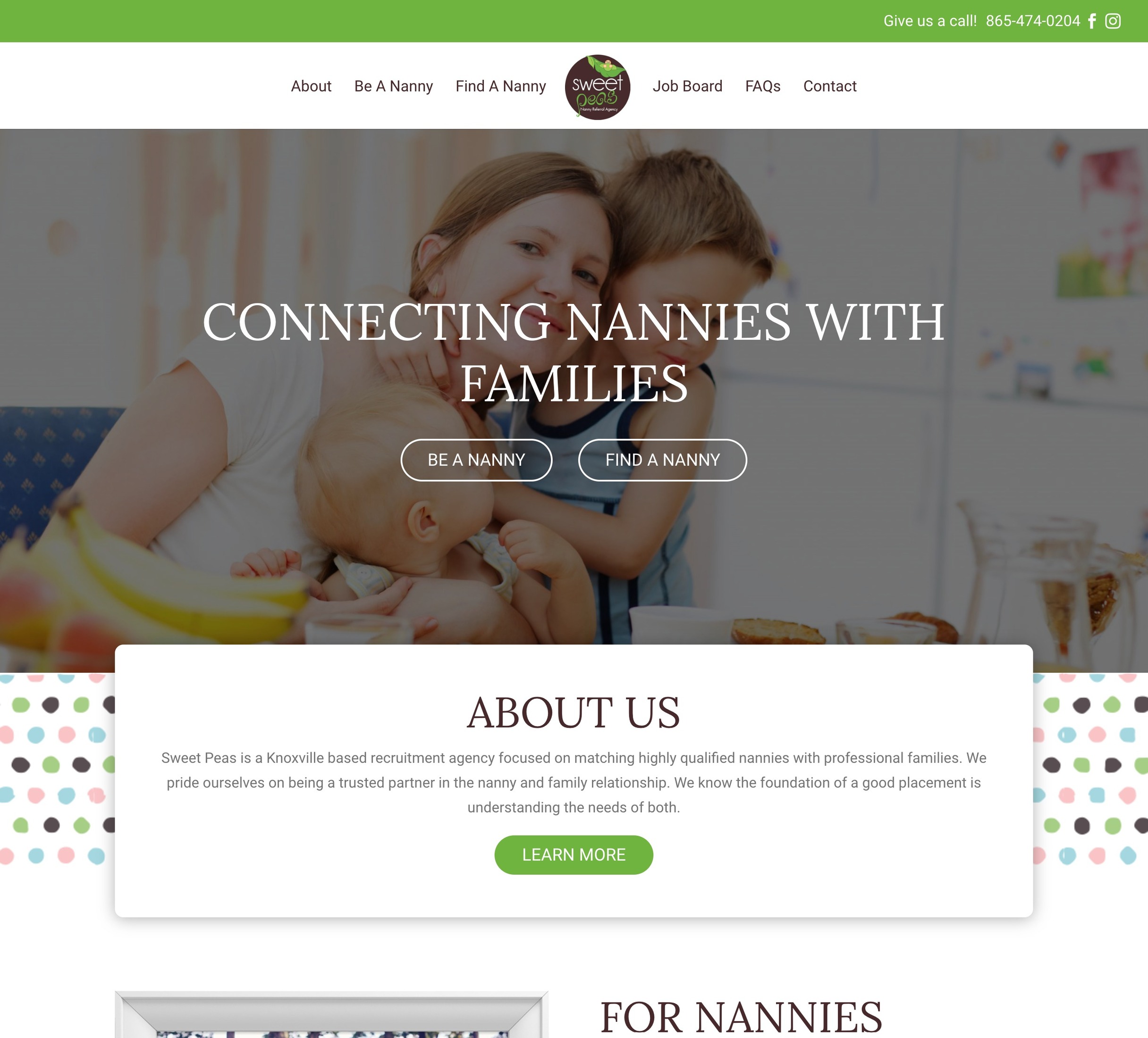 Sweet Peas Nanny Referral Agency