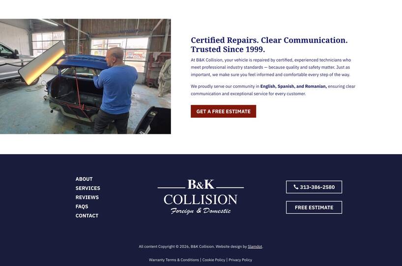 B&K Collision