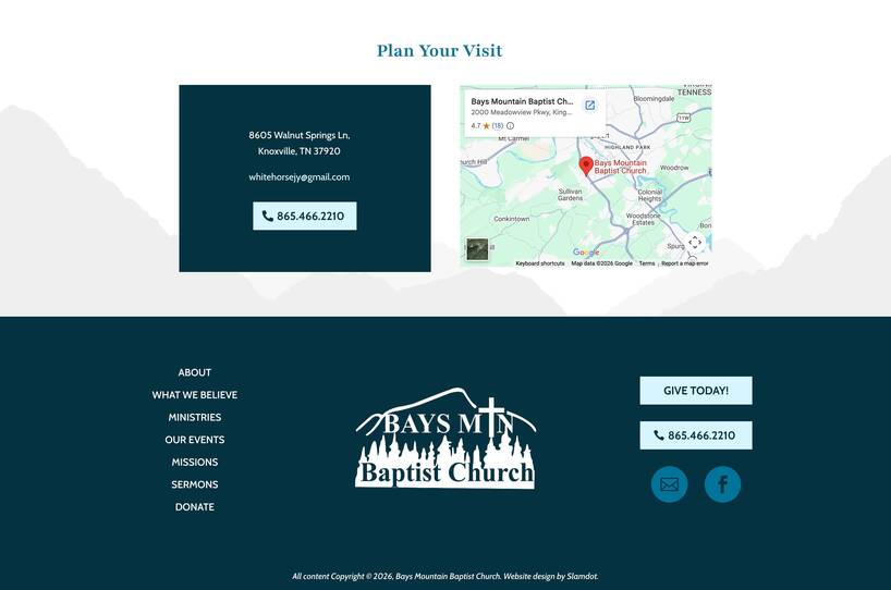 Bays Mountain Baptist Church