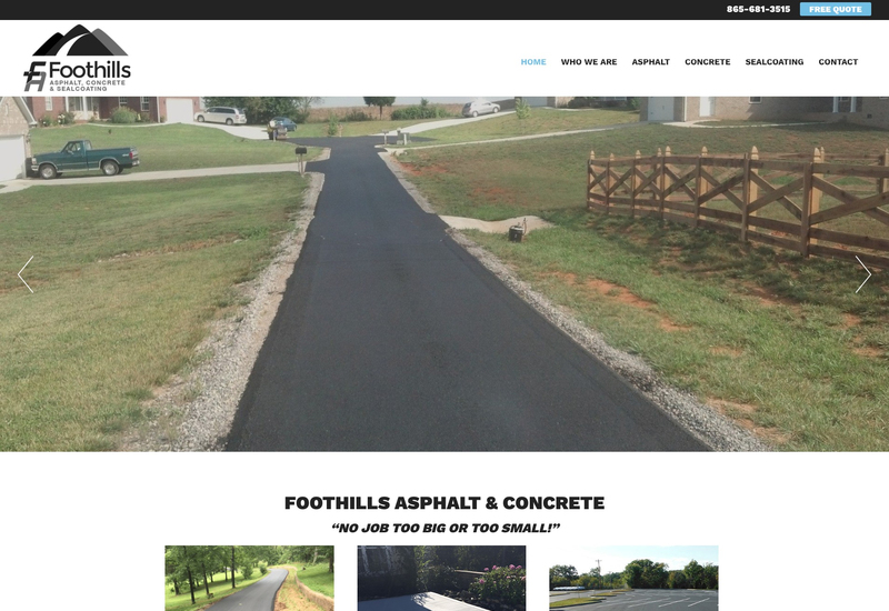 Foothills Asphalt, Concrete, & Sealcoating