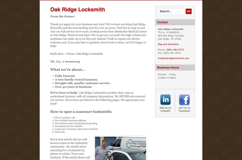 Oak Ridge Locksmith