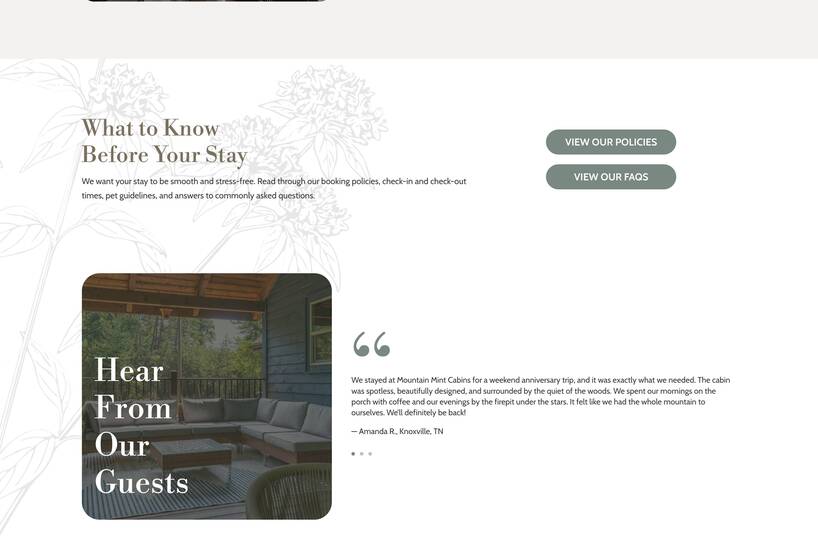 Mountain Mint Cabins