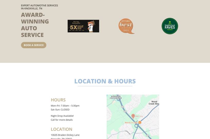 PRO TOY Automotive Services Center