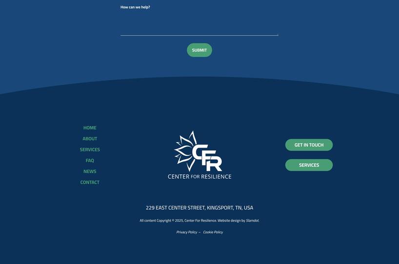 Center For Resilience