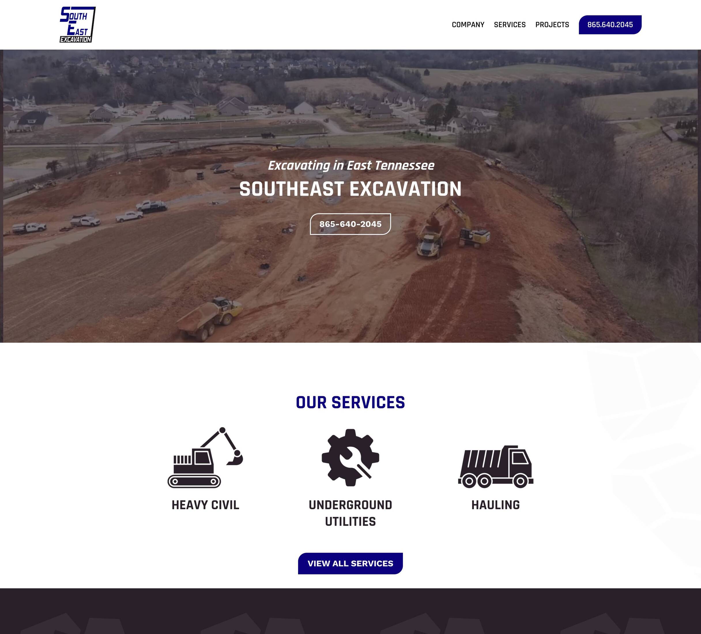 Southeast Excavation