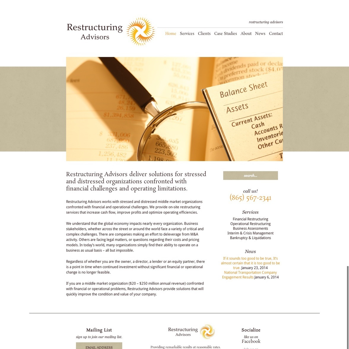 Restructuring Advisors, LLC