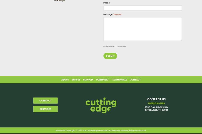 The Cutting Edge Knoxville Landscaping