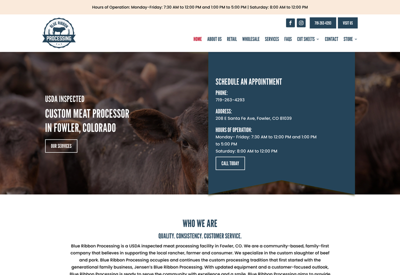 Blue Ribbon Processing
