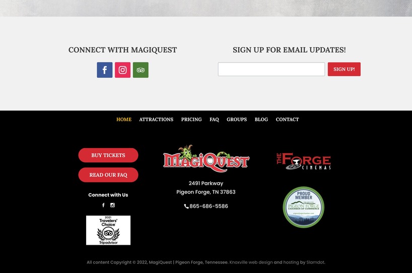 MagiQuest Pigeon Forge