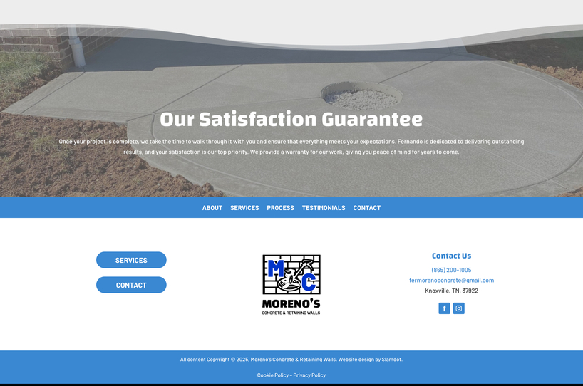 Moreno's Concrete & Retaining Walls
