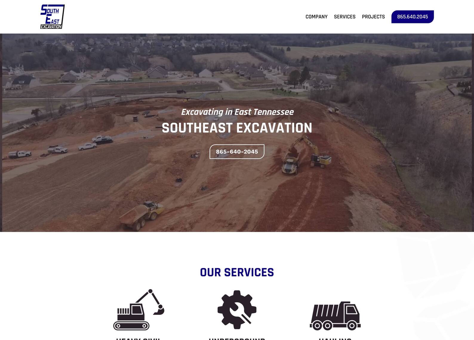 Southeast Excavation