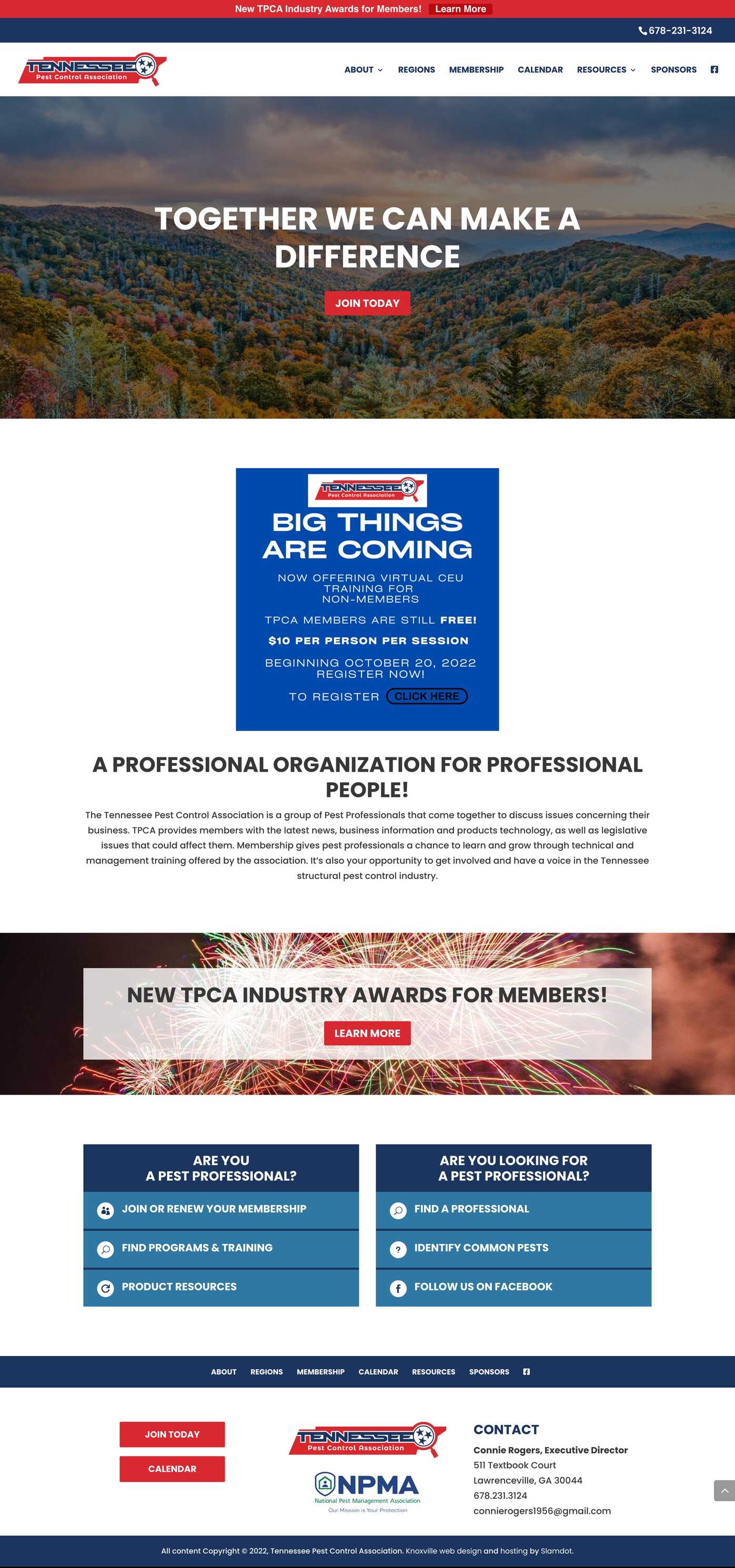 Tennessee Pest Control Association Client Spotlight - Slamdot