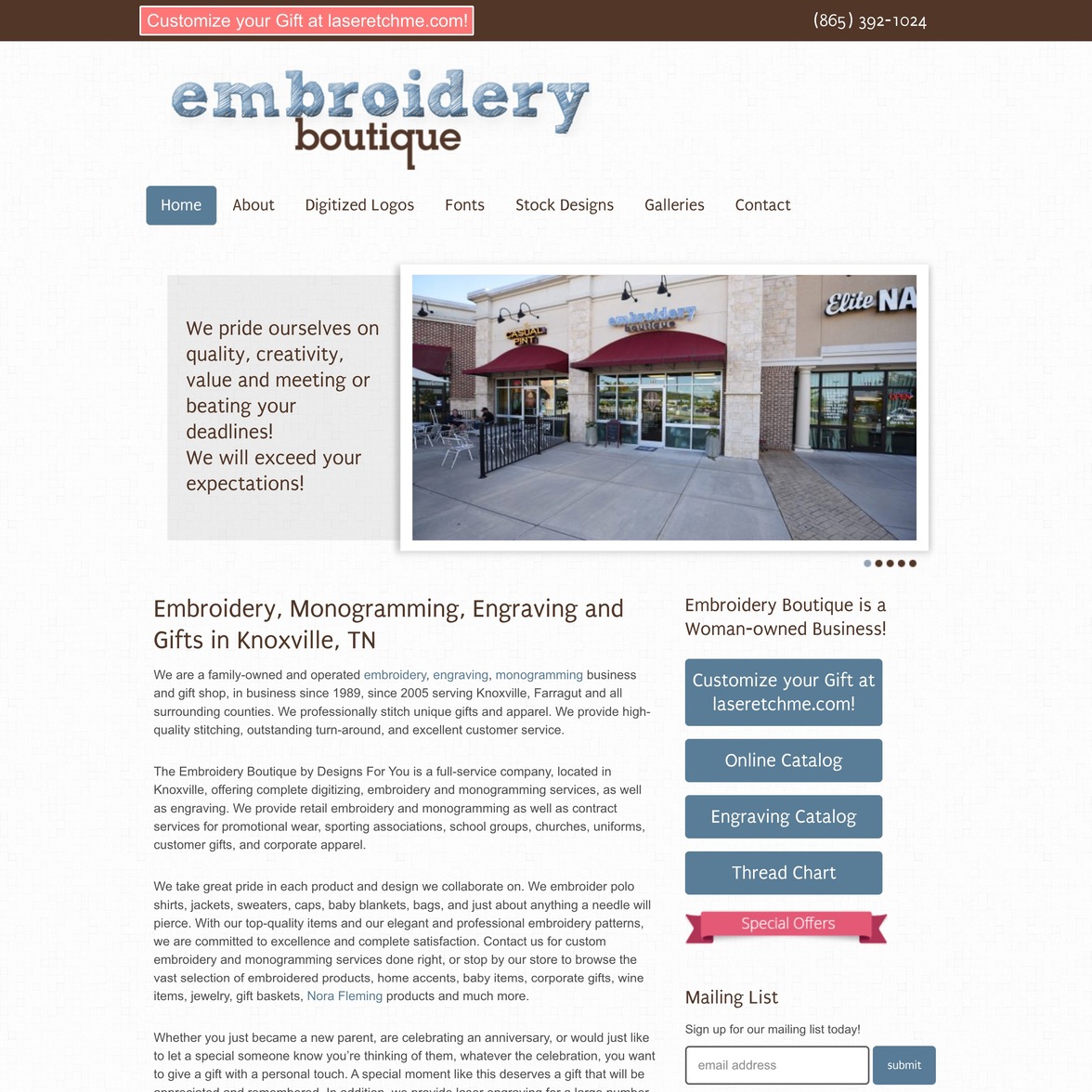 Designs for You DBA Embroidery Boutique