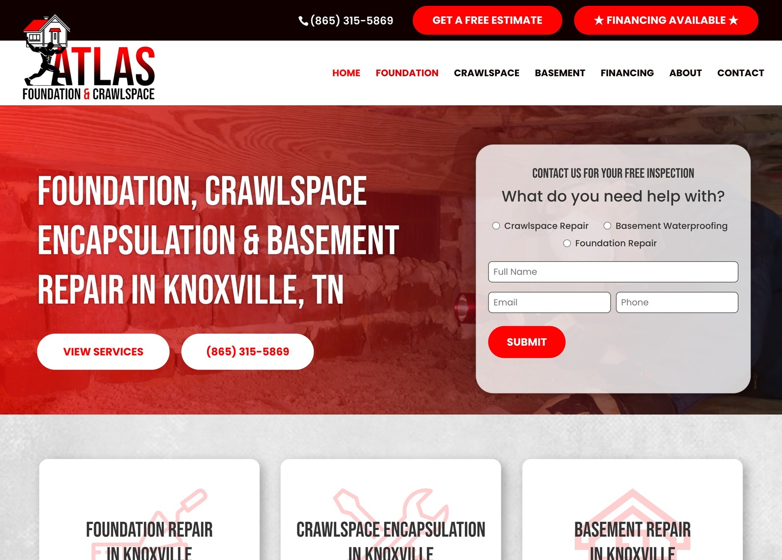 Atlas Foundation & Crawlspace