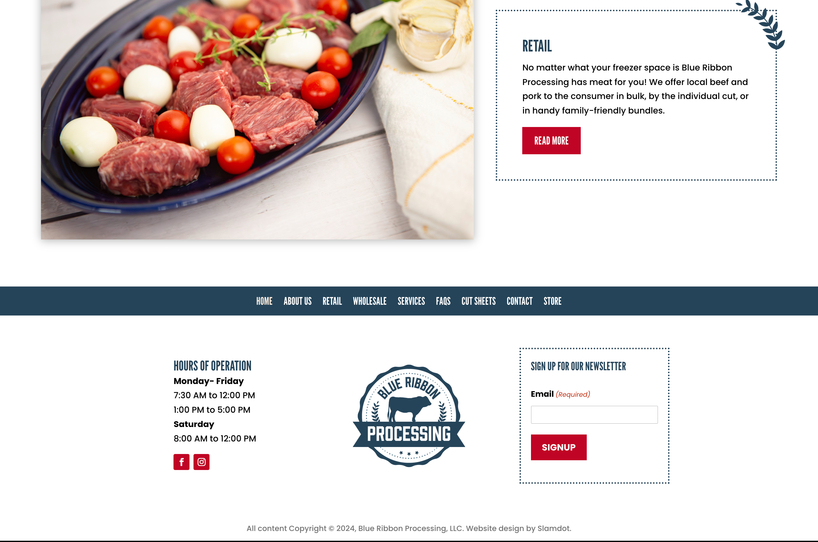 Blue Ribbon Processing