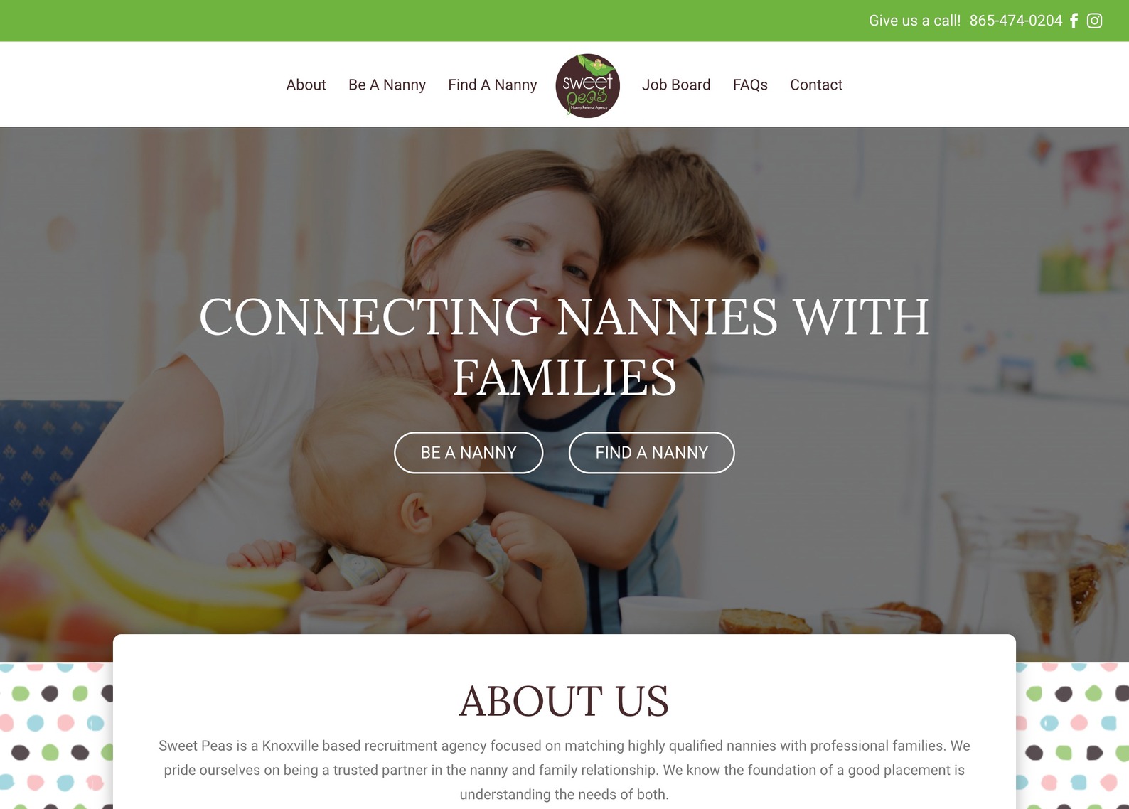 Sweet Peas Nanny Referral Agency