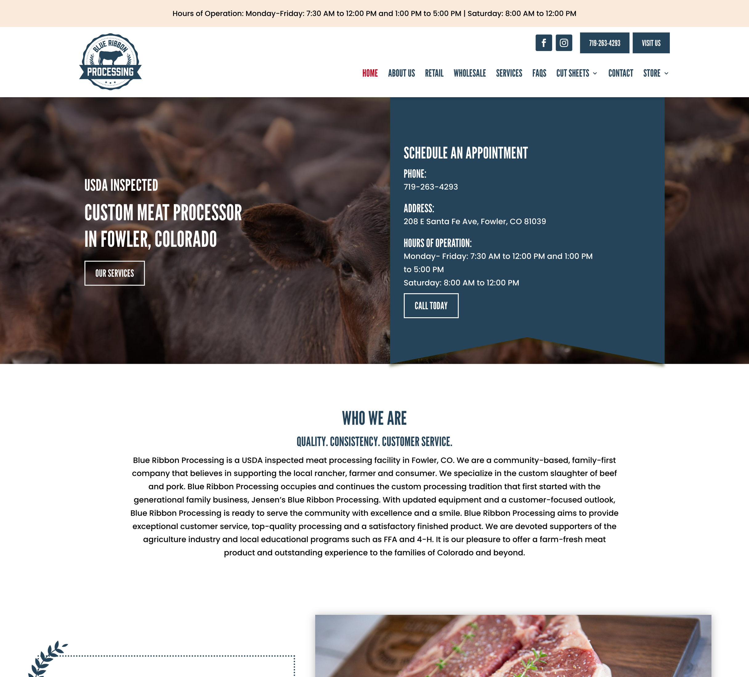 Blue Ribbon Processing