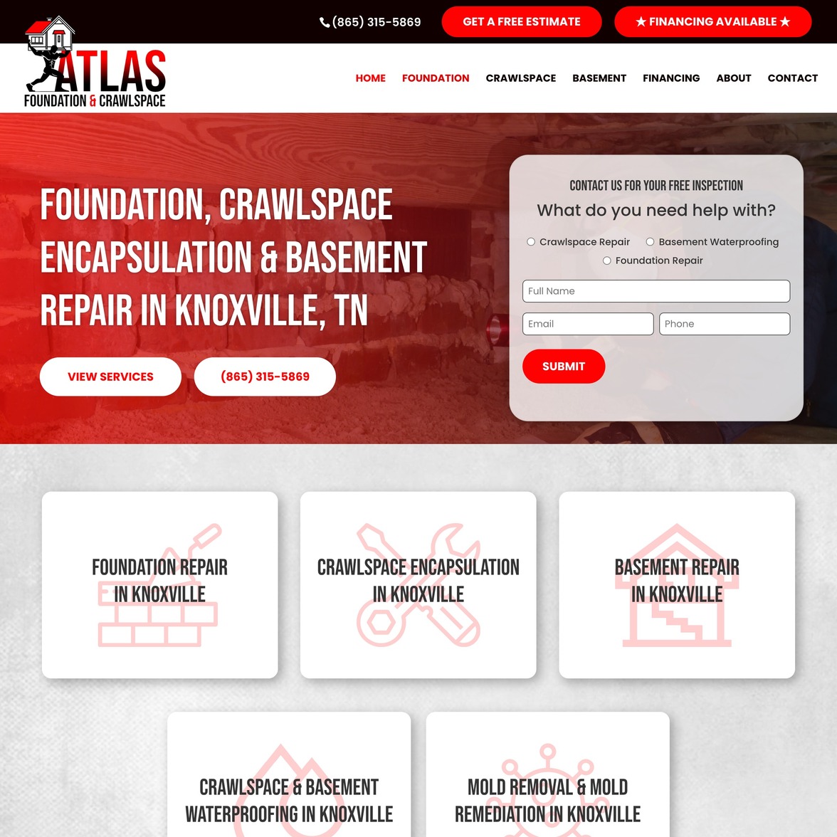 Atlas Foundation & Crawlspace